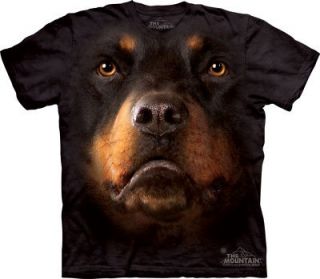 New ROTTWEILER FACE Pet Animal T Shirt S 3XL The Mountain Official Tee