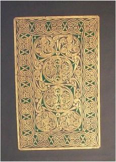BRASS RUBBING CELTIC SCROLL 6th century Celtic design from Book of
