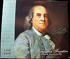 2006 P uncirculated Benjamin Franklin Scientist $1 Coin and