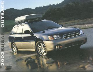 2002 Subaru OUTBACK Brochure / Catalog  L.L. BEAN, VDC,H6,3.0