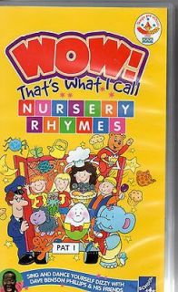 Wow Thats What I Call Nursery Rhymes VHS PAL Video