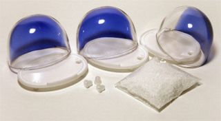 Classic Snow Globes Kit w/blue backs plastic snowdomes fun to make