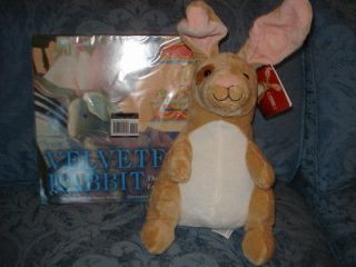 Cares Velveteen Rabbit Book & Plush Animal NWT Margery Williams Bianco
