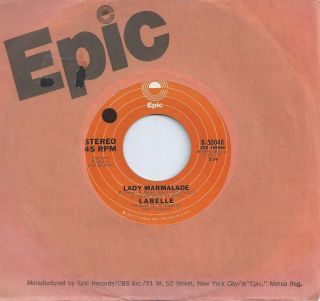 Labelle 45 Lady Marmalade / Space Children