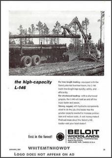 1967 BELOIT L 146 Log Loader Logging AD