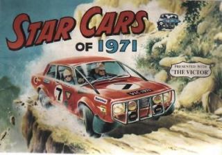 STAR CARS OF 1971 PRESENTED WITH THE VICTOR (STICKER