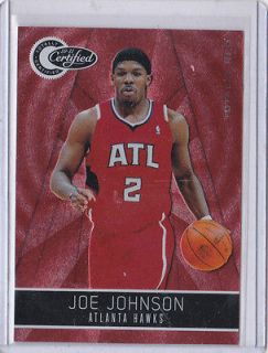 JOE JOHNSON 2011 TOTALLY CERTIFIED TOTALLY RED BASE #26/499