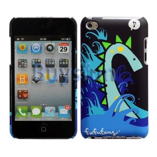 Cute Dinosaurs Hard Cover Case Skin For Apple iPod Touch 4 4G + screen