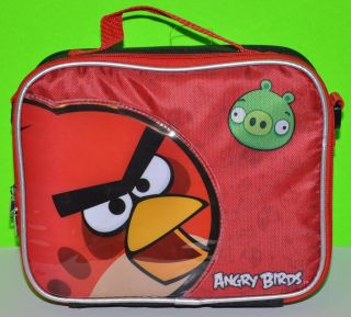 BIRDS LUNCH BAG LUNCH BOX INSULATED LUNCH TOTE BAG ROVIO NWT RED BIRD
