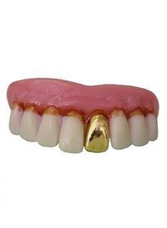 Billy Bob Teeth   Gold Miner Full Grill   New, Sealed Packet