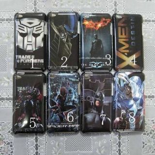 1x Batman Superman Spiderman CASE COVER FOR IPOD TOUCH 4 4G 4TH GEN
