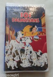 Disney Black Diamond Classics 101 Dalmatians VHS NEW
