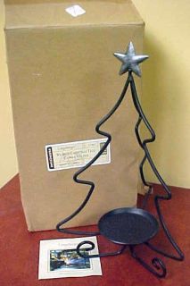 Longaberger Wrought Iron Christmas Tree Candle Holder