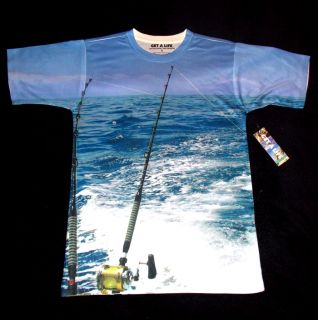 NWT Mens sz S, XL,2X Under Armour feel shirt sh sleeve Marlin Deep Sea