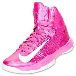 Mens Nike Hyperdunk 2012 Pink Fire/White/Wol f Grey 524934 601