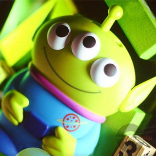 Blue Cute 3D Eyes Alien Toy Story Movable Eye Hard Case Cover For