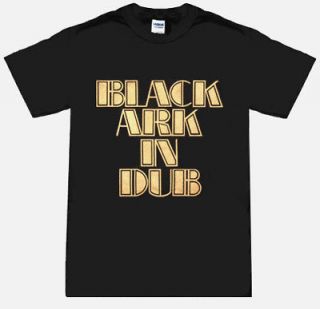 IN DUB T shirt GOLD PRINT New (LEE SCRATCH PERRY Reggae SKA Dub RASTA