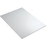 12x24x1/8 WHITE ABS PLASTIC SHEET VACUUM FORMING TEXTURED FRONT