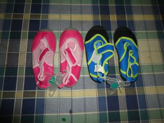 Baby Infant Kids Aqua Beach Pool Water Velcro Shoes Sandals Pink Blue