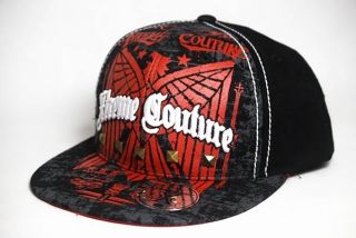 Xtreme Couture Studded Core Snapback Hat Black clothing mens headwear