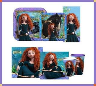 BRAVE Birthday Shower Party Supplies   Plates Napkins Cups Balloons