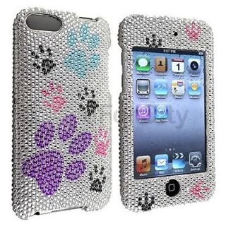 Dog Paw Bling Rhinestone Case Cover for iPod Touch 3rd 2nd Gen 3G 2G