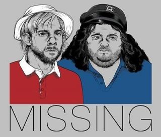Lost Show and Gilligans Island Missing Poster Mashup Satire Men