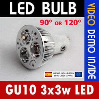 90 or 120   BULB LED 9W GU10 220v CREE. Bombilla, Ampoule, Birne