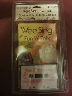 WEE SING FUN N FOLK BOOK WITH CASSETTE NEW IN PACKAGE