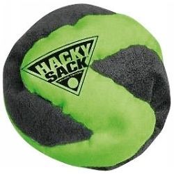 Wham o Impact Hacky Sack   Green and Grey  Footbag