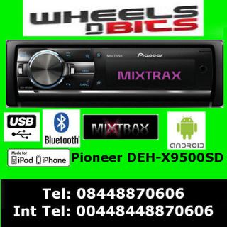 DEH X9500BT Car CD  Dual Rear USB SD iPod iPhone Bluetooth Stereo