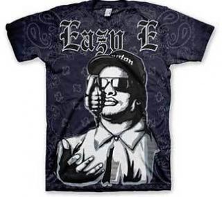 Eazy E Bandana Bomb Shirt SM, MD, LG, XL, XXL New