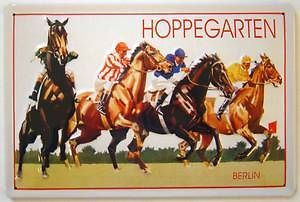 Hoppegarten Berlin Horse Racing steel sign