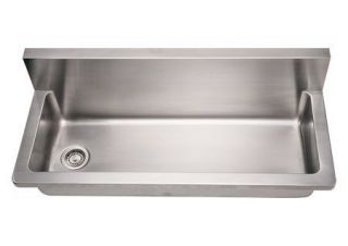 WHNCMB4413 Stainless Steel 44 Single Bowl Utility Kitchen Sink