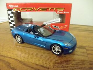 2011 Chevy Corvette Convertible promo model car Blue LE only 2004