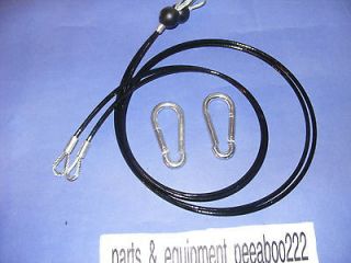 BOWFLEX ULTIMATE SET OF 2/ 57 LAT CABLE WITH SNAP HOOK BRAND NEW