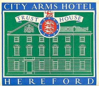 HEREFORD ENGLAND UNITED KINGDOM TRUST HOUSE CITY ARMS HOTEL LUGGAGE