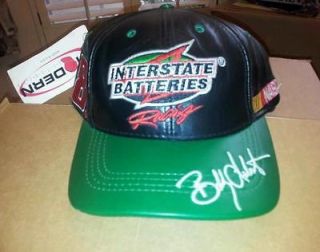 NASCAR Rare INTERSTATE BATTERIES Racing Hat #18 cap AUTO. SINGED NWT