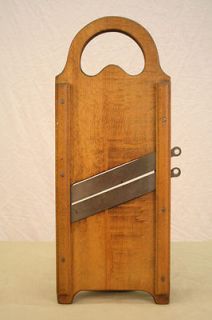 Antique Wood & Metal Vegetable Slicer