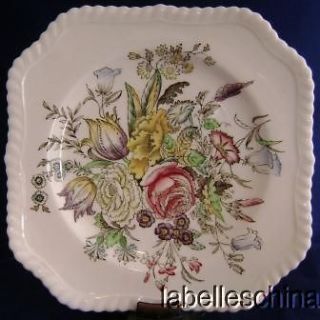 Johnson Brothers Windsor Ware Garden Bouquet Square 7.5 Salad Plate