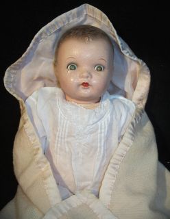Ideal Composition, Cloth & Rubber 20 Baby Doll with Flirty Sleep Eyes