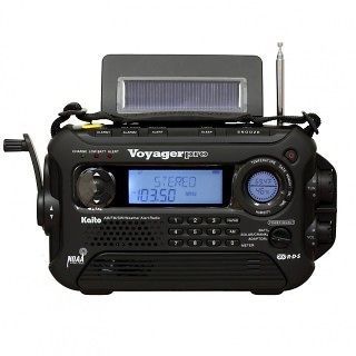 Black NOAA Alert Multiband Radio W/RDS, Crank, Temp, LED Lite KA600