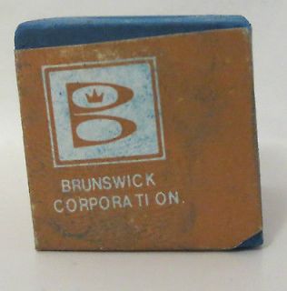 Blue Brunswick Gold Crown Billiard Chalk