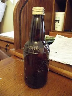 Vintage Sioux city cream soda bottle with lid