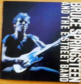 Bruce Springsteen  E Street Band Tour Program Book 28 Pages  UNUSED