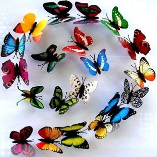 6pc12pc 24pc 36pc 3D Artificial Butterfly for Wedding Decorations