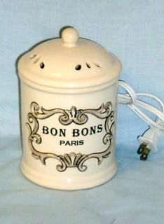 Candle Everyday Ceramic Electric BON BONS Paris Tart Warmer/Burner