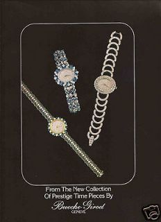Bueche Girod Watch Advertisement 1977