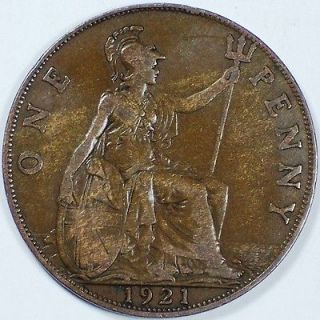 1921 Georgivs V Great Britain One Penny