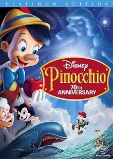 Pinocchio DVD w/Buena Vista stamp 70th Anniversary Platinum Edition